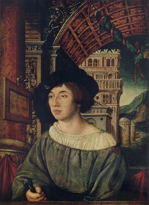 Ambrosius Holbein Portrait of a young man Germany oil painting art
